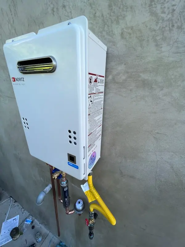 Tankless water heater installation for Gimghoul homes